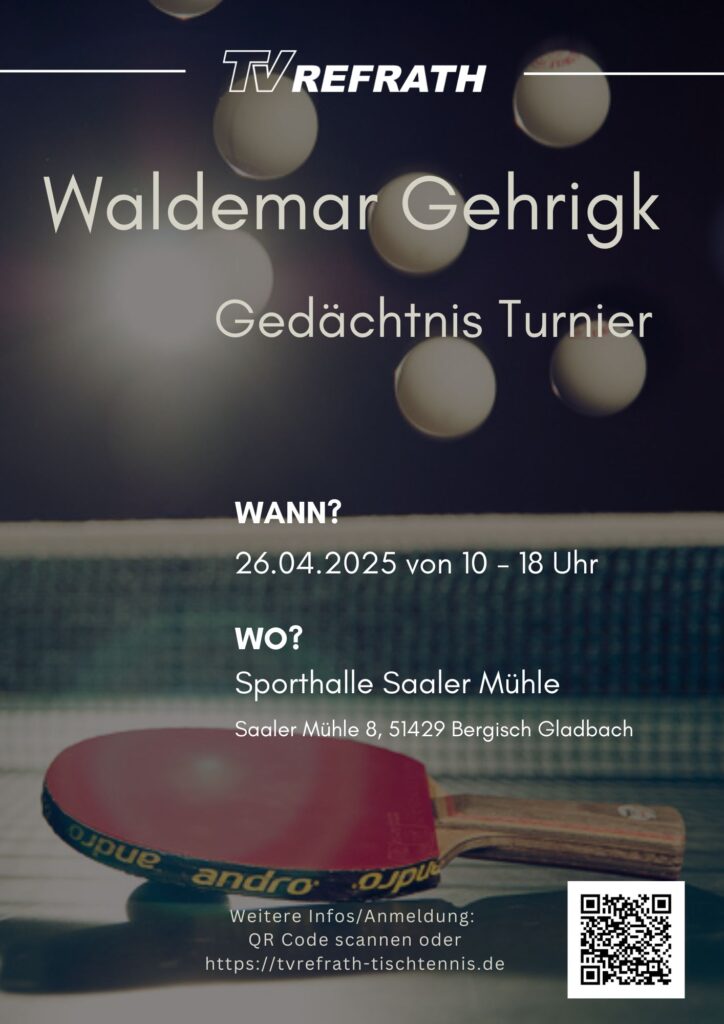 Waldemar Gehrigk Gedächtnis Turnier 2025